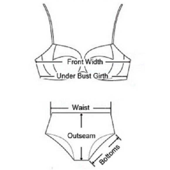 NEW Shade & Shore Snake Skin Print Bikini Set Triangle Top Cheeky Bottom Size M - Picture 12 of 12